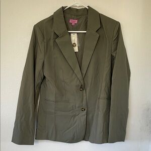 NWT Francesca's Collections Olive Blazer Jacket